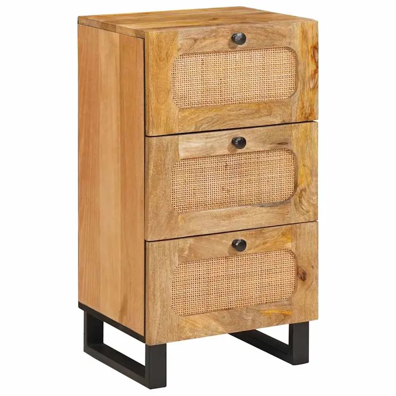 Aparador Marrón 40 x 33 x 75 cm Madera de mango maciza