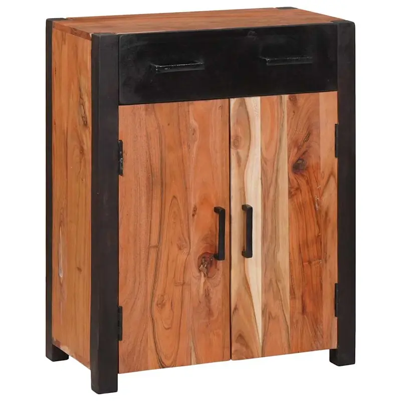 Aparador Marrón 55 x 30 x 75 cm Madera de Acacia Sólida