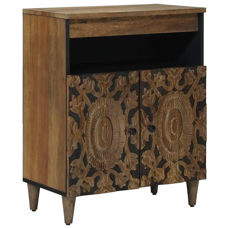 Aparador Marrón 60 x 33,5 x 75 cm Madera de mango maciza