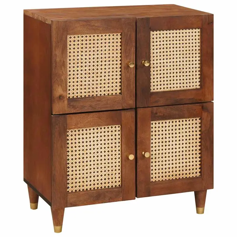Aparador Marrón 60 x 33,5 x 75 cm Madera de mango maciza