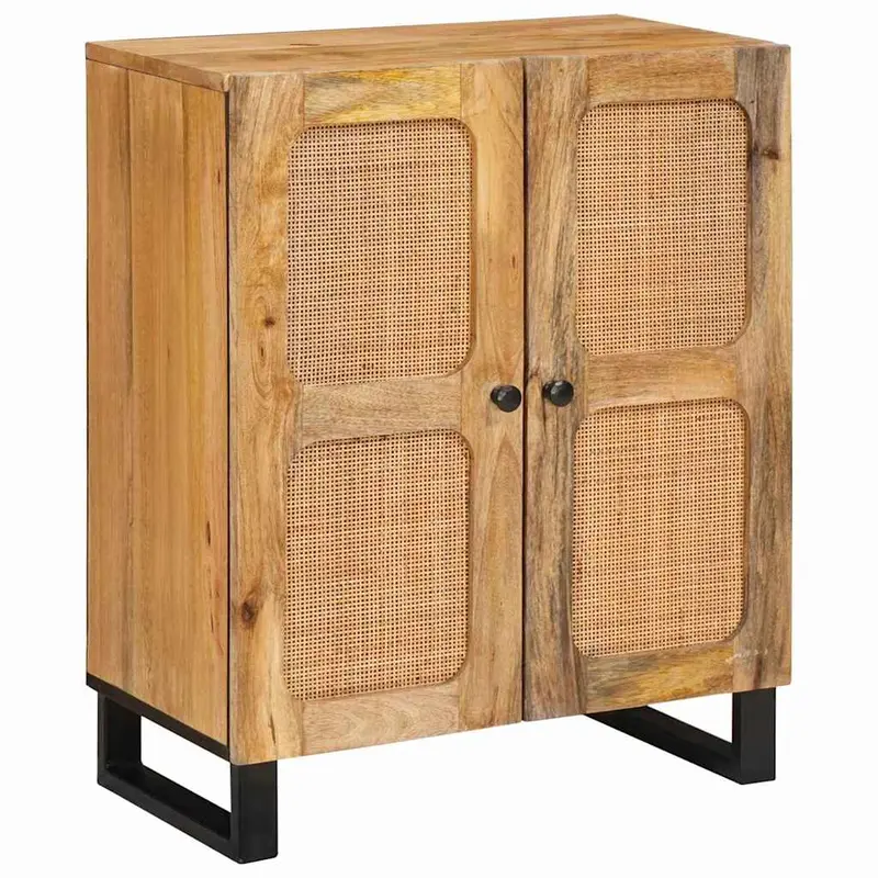 Aparador Marrón 60 x 33 x 75 cm Madera de mango maciza