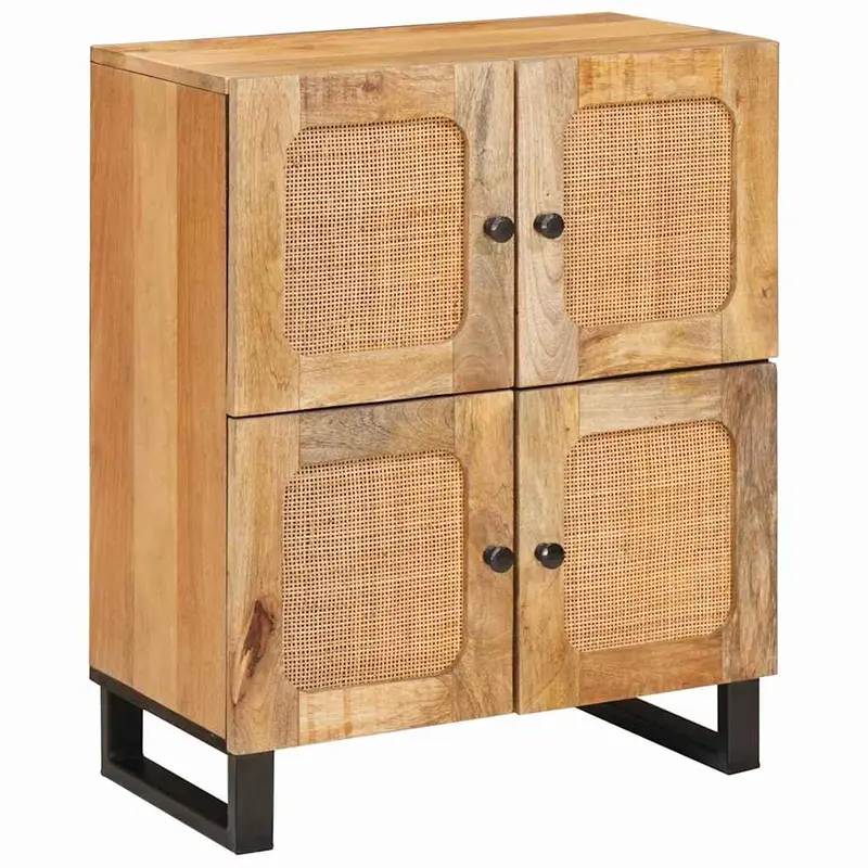 Aparador Marrón 60 x 33 x 75 cm Madera de mango maciza