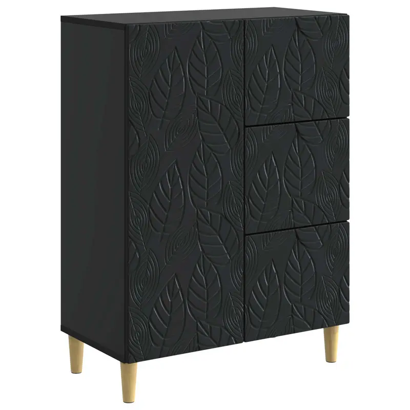 Aparador Negro 66 x 34,5 x 90 cm Madera de ingeniería