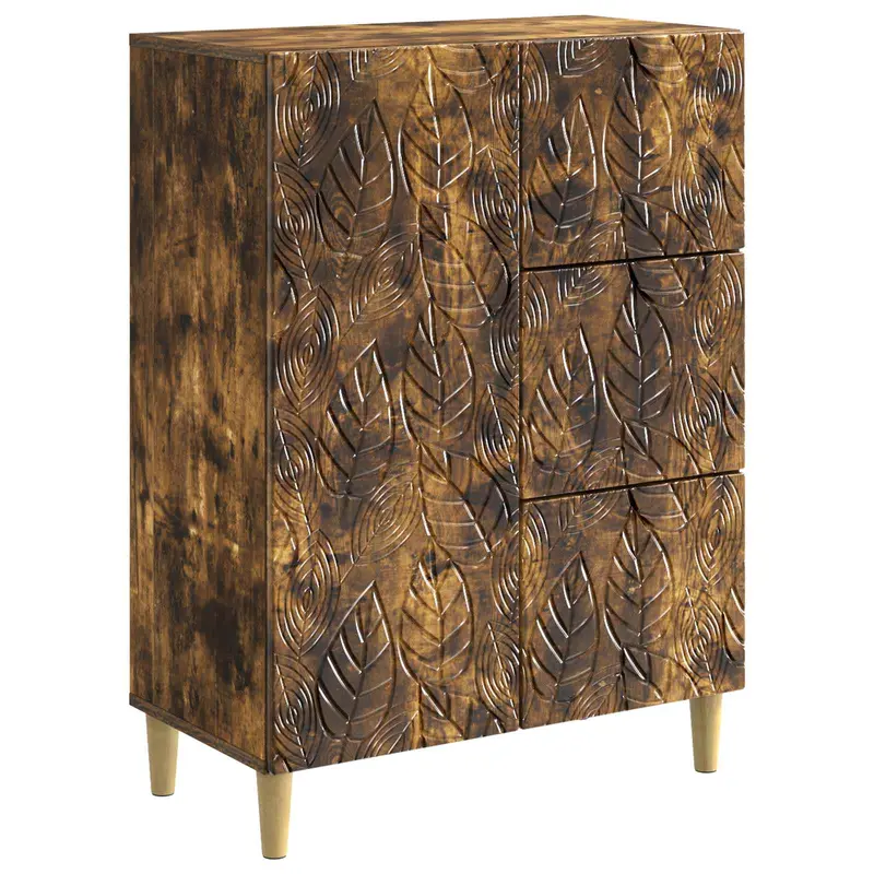 Aparador Roble Ahumado 66 x 34,5 x 90 cm Madera de ingeniería