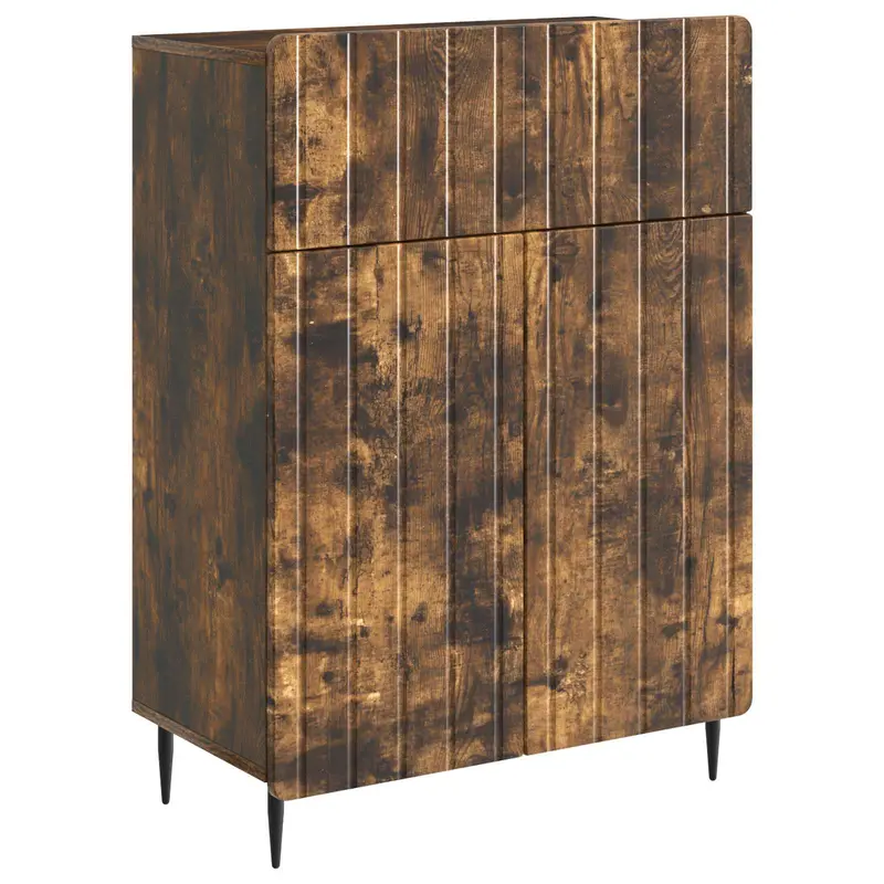 Aparador Roble Ahumado 66 x 34,5 x 92 cm Madera de Ingeniería