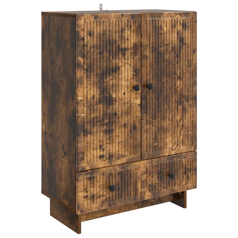 Aparador Roble Ahumado 66 x 34,5 x 95 cm Madera de ingeniería
