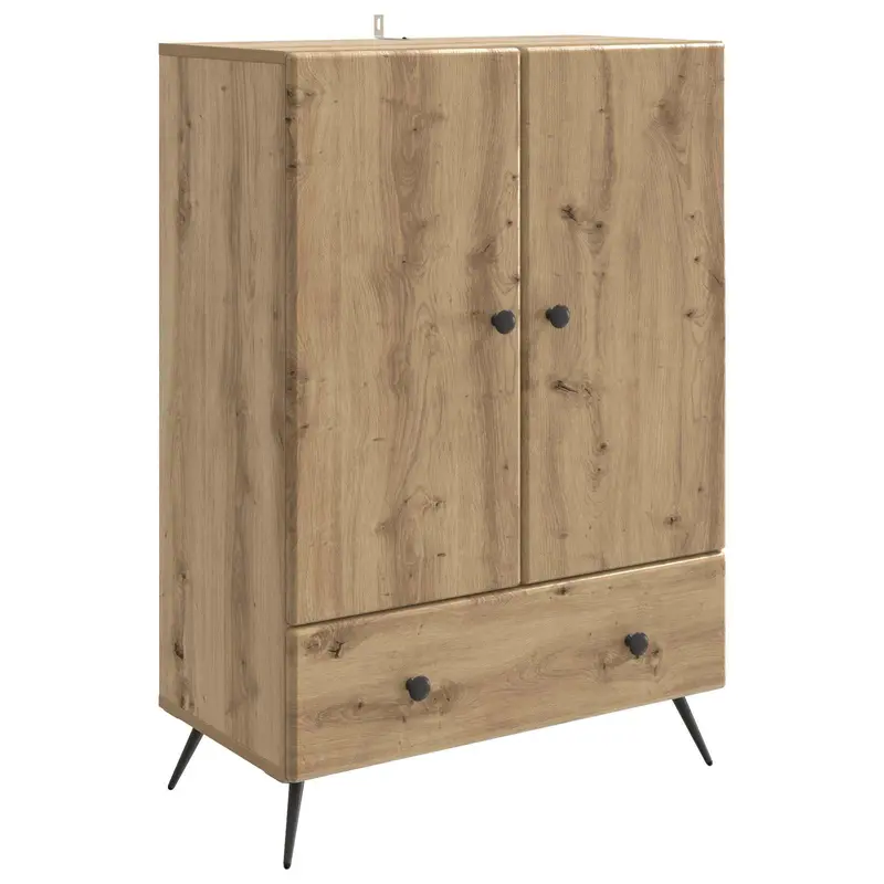 Aparador Roble Artesanal 66 x 34,5 x 95 cm Madera de Ingeniería