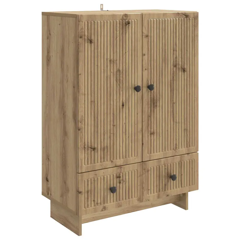 Aparador Roble Artesanal 66 x 34,5 x 95 cm Madera de ingeniería