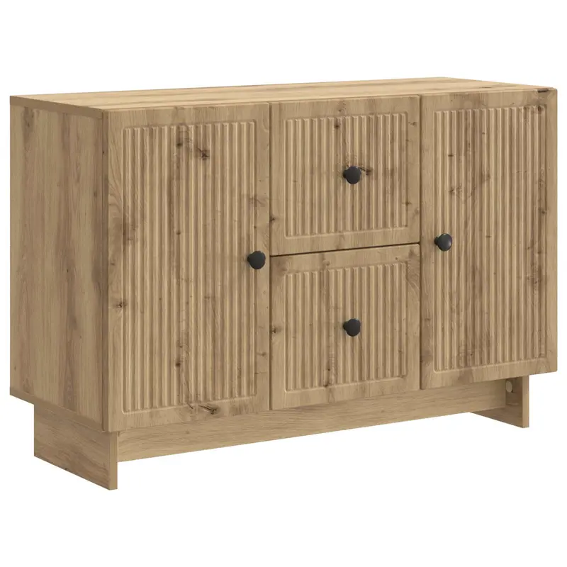 Aparador Roble Artesanal 89 x 34,5 x 60 cm Madera de Ingeniería