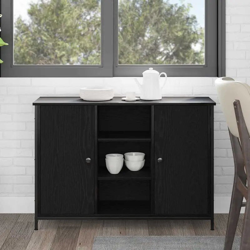 Aparador Roble Negro 100 x 35 x 70 cm