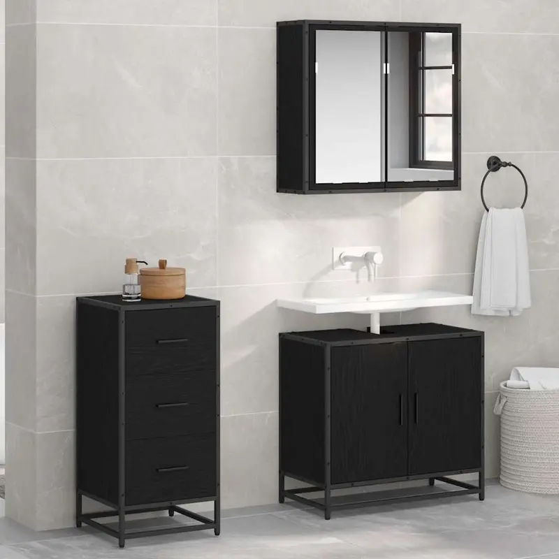 Aparador Roble Negro 35.5 x 35 x 76 cm