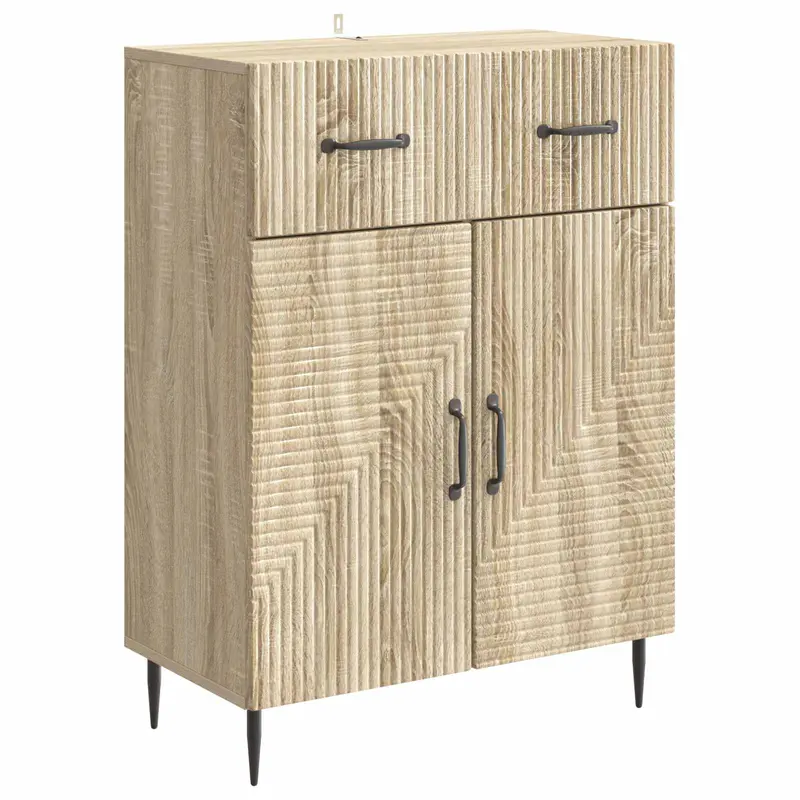 Aparador Roble Sonoma 66 x 34,5 x 89,5 cm Madera de Ingeniería