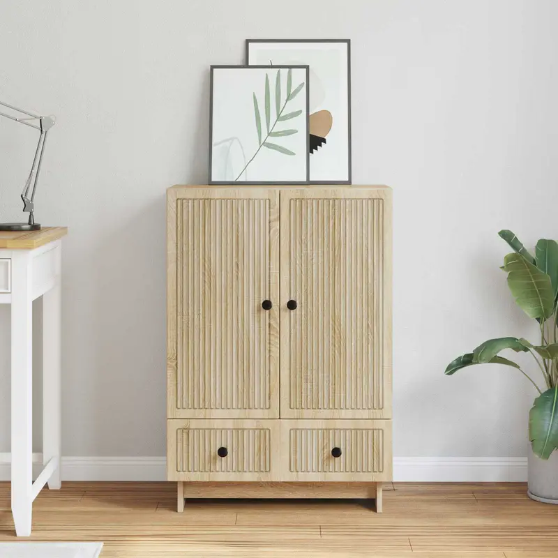 Aparador Roble Sonoma 66 x 34,5 x 95 cm Madera de ingeniería