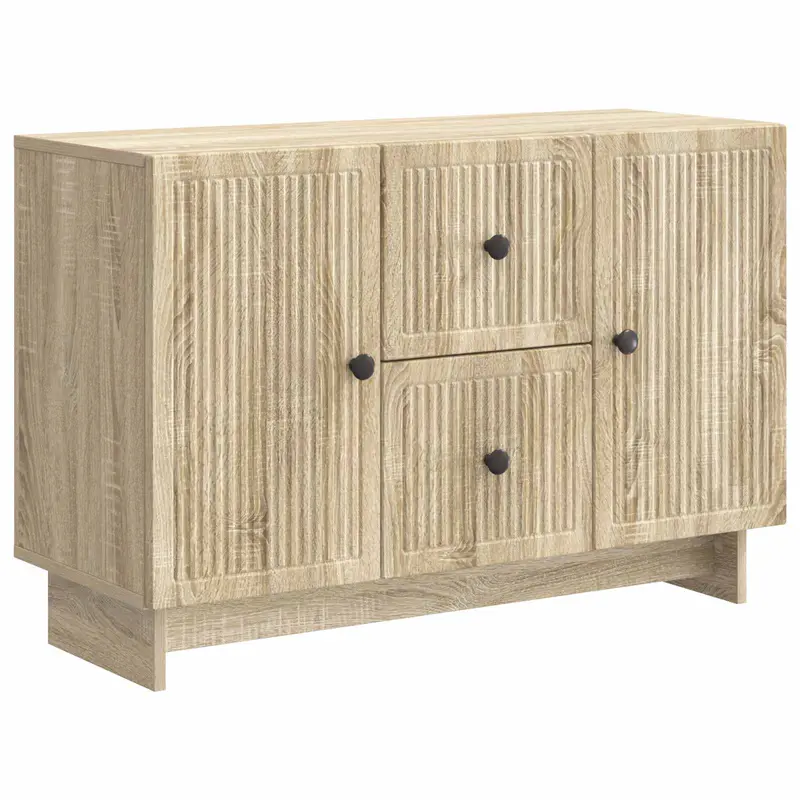 Aparador Roble Sonoma 89 x 34,5 x 60 cm Madera de Ingeniería