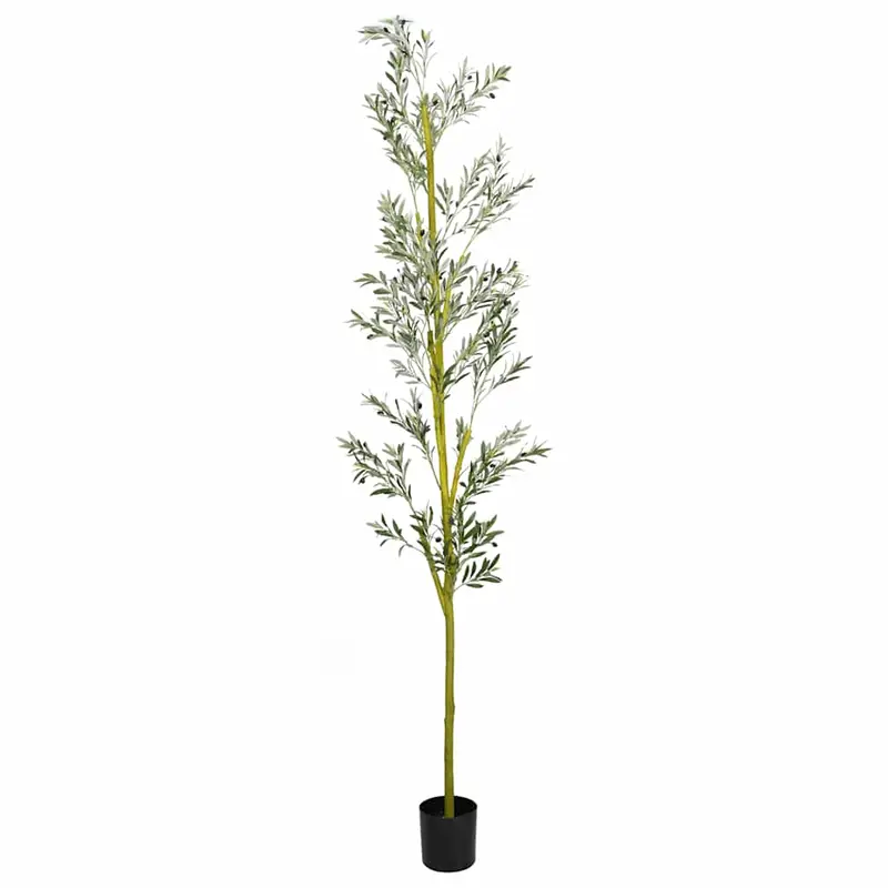 Árbol de olivo artificial con 1000 hojas verde 300 cm