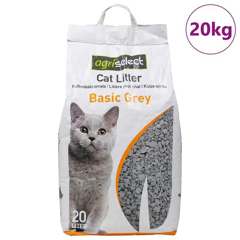 Arena para gatos con fragancia a talco para bebés Bentonita 20L