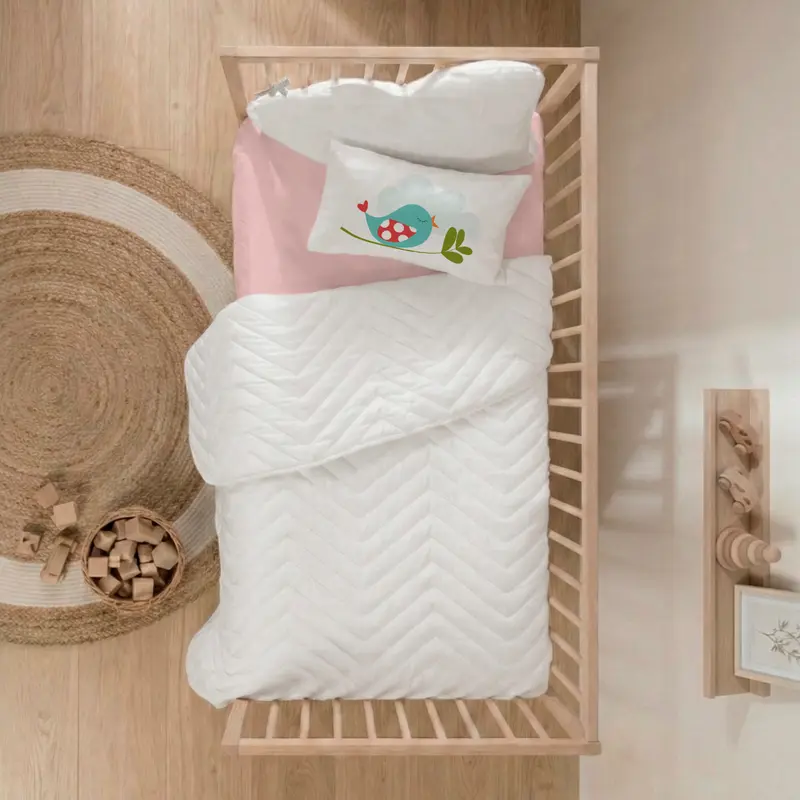Arista Colcha Cuna (100x130 cm) Blanco