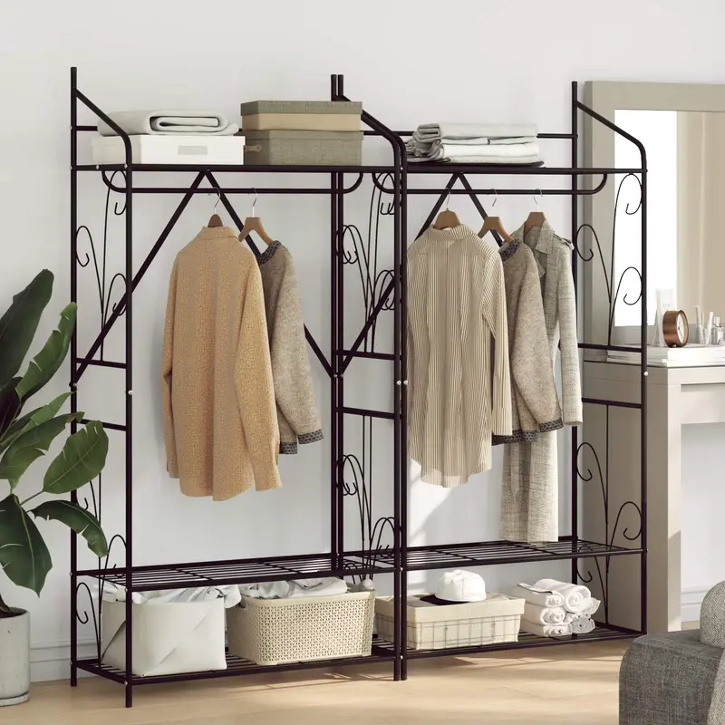 Armario Abierto Liso 2 pcs 78 x 36 x 158 cm