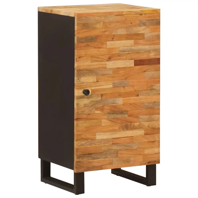 Armario auxiliar Marrón 40 x 33 x 75 cm Madera de mango maciza