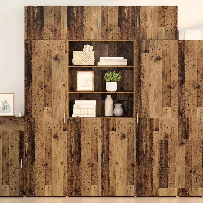 Armario de almacenamiento Madera Vieja 80 x 42,5 x 225 cm