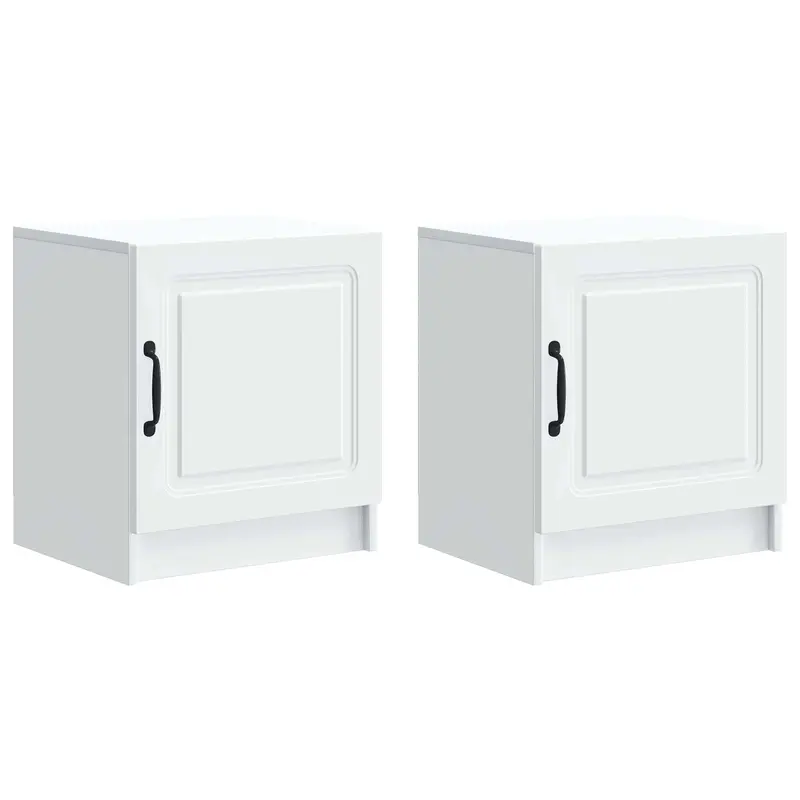 Armario de Noche 2 pcs 43 x 34,5 x 47 cm Madera de Ingeniería