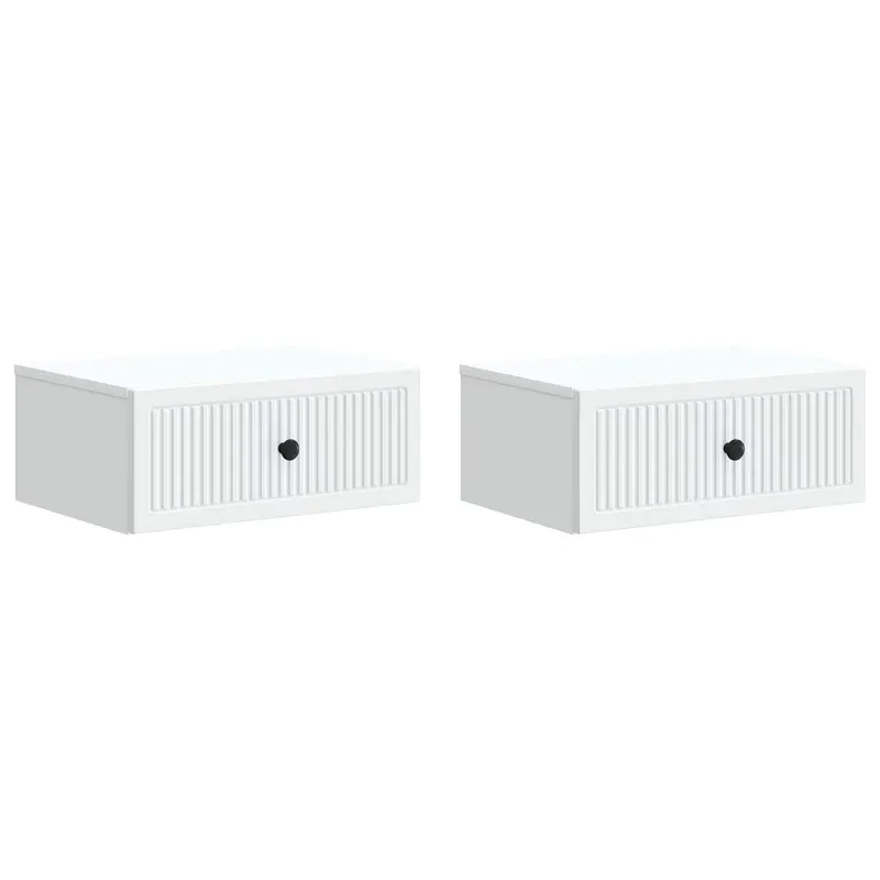 Armario de Noche 2 pcs 49 x 34,5 x 20 cm Madera de Ingeniería