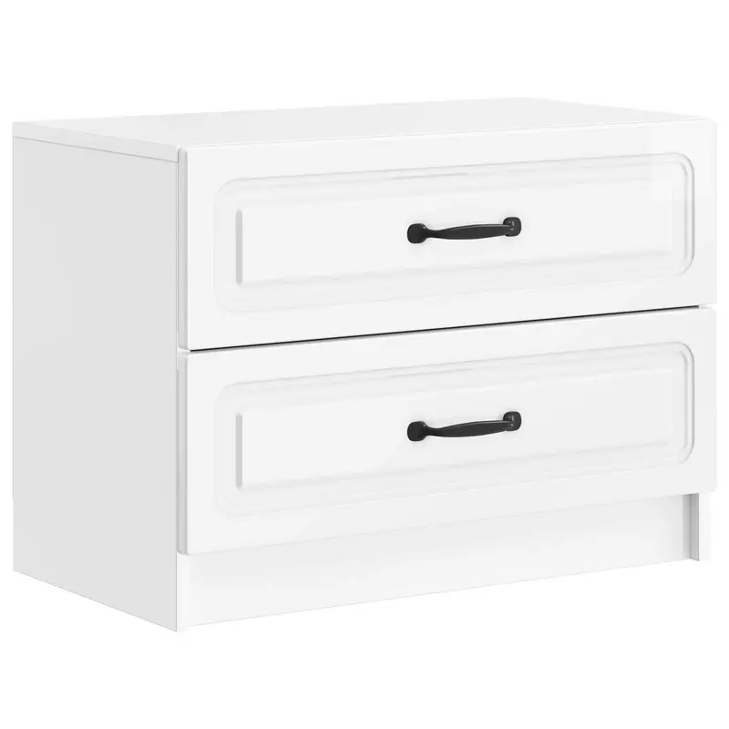 Armario de Noche con cajón Brillante 62 x 34,5 x 44,5 cm