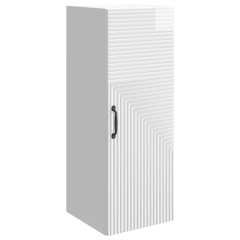 Armario de pared Blanco Brillante 33 x 34,5 x 90 cm