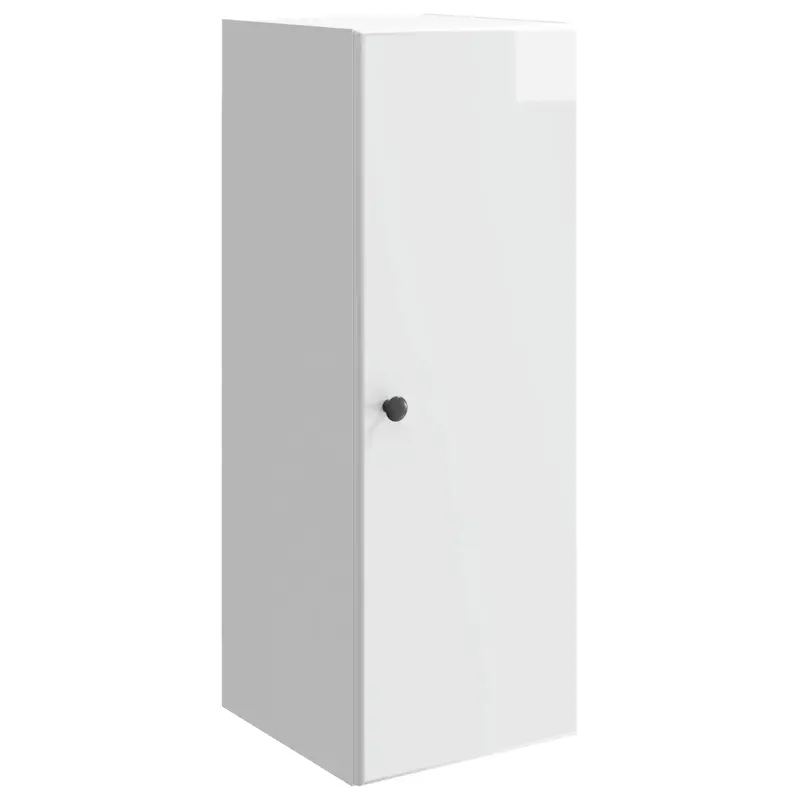 Armario de pared Blanco Brillante 33 x 34,5 x 90 cm