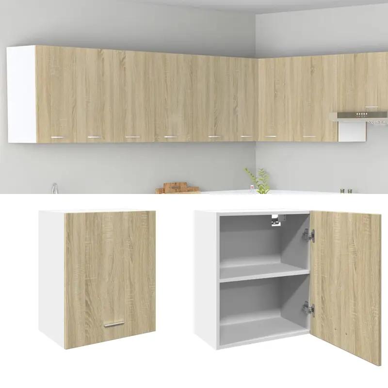 Armario de pared "Lyon" roble Sonoma 50x31x60 cm madera de ingeniería