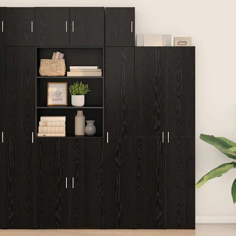 Armario de pared Roble Negro 30 x 42.5 x 39.5 cm