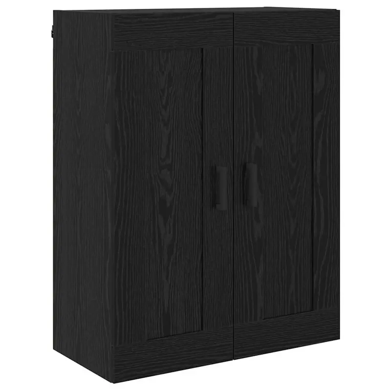 Armario de pared Roble Negro 69,5 x 34 x 90 cm