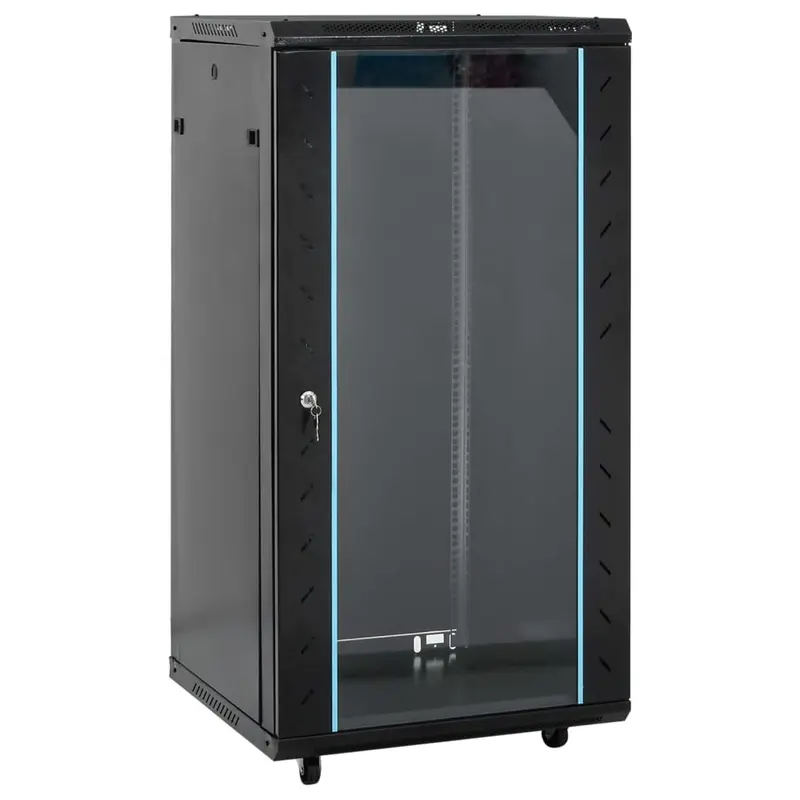 Armario de red 22U con patas giratorias, 19", IP20, 60 x 60 x 120 cm