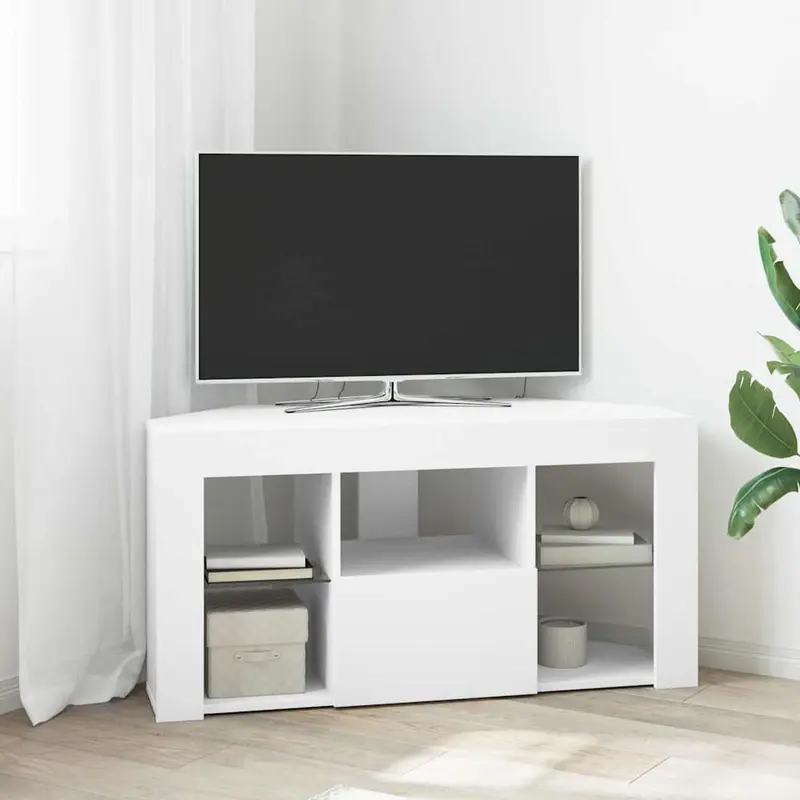 Armario LED para TV de Esquina 100 x 40 x 50 cm