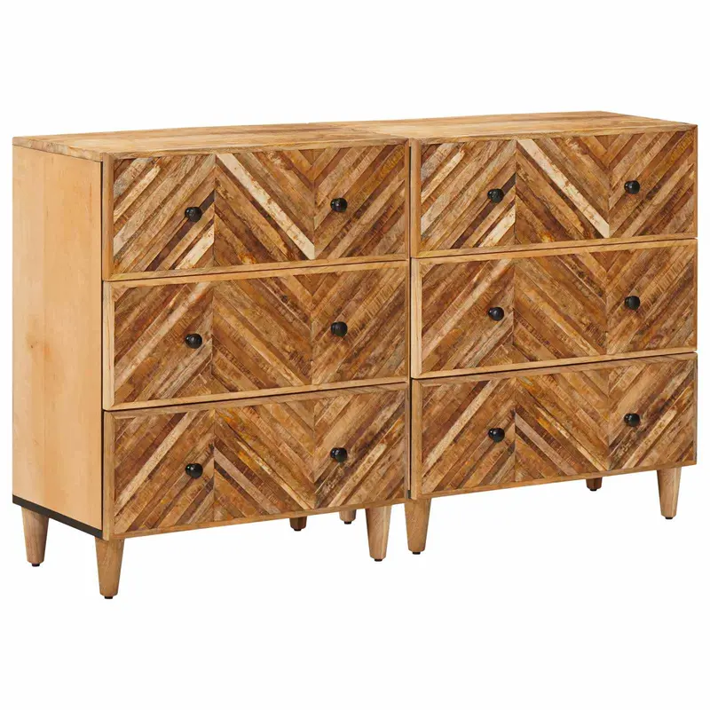 Armarios de Almacenamiento 2 pcs Marrón 60 x 33,5 x 75 cm