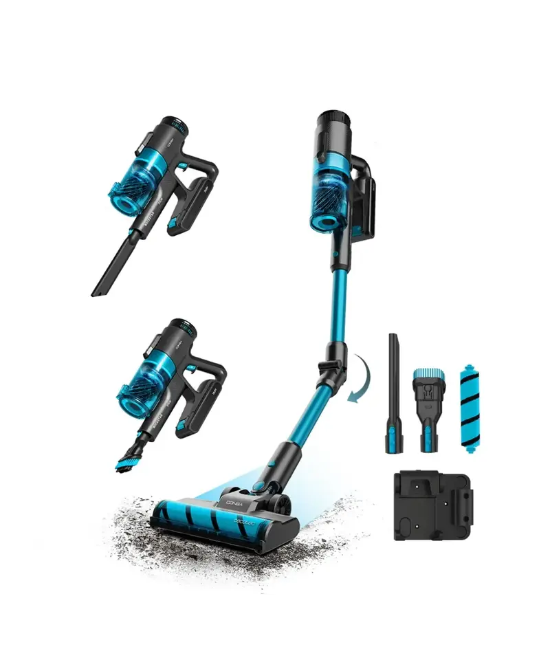 Aspirador Escoba Conga Rockstar 350 Longlife Flex 3 en 1 Potente y Autonomía de 60 Minutos de Cecotec