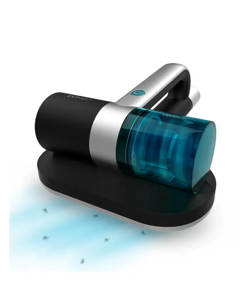 Aspirador Inalámbrico con Luz UV-C para Colchones y Tapicerías, 100W Potencia de Cecotec