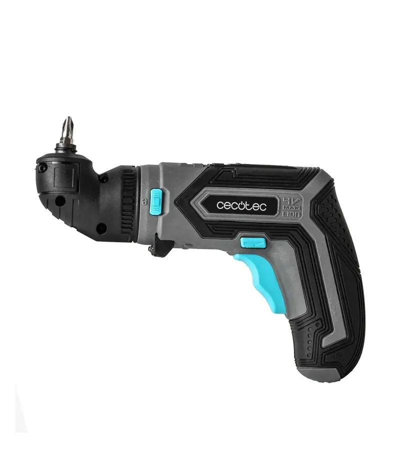 Atornillador PowerGyro 3500 4V con ángulo ideal para espacios reducidos y luz LED integrada Cecotec
