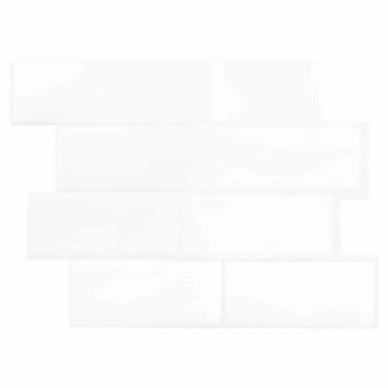 Azulejo de metro 10 pcs 29 x 21 cm Poliuretano y PET