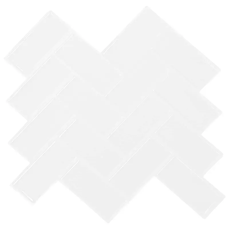 Azulejo en espiga 10 pcs 30 x 30 cm Poliuretano y PET