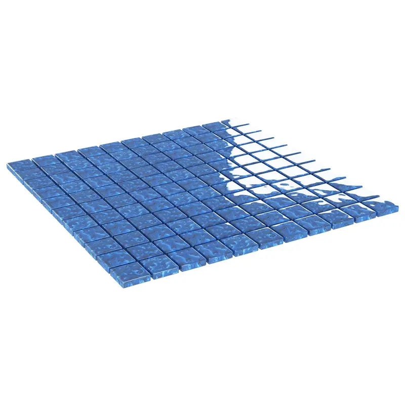 Azulejo Mosaico 11 pcs Azul 50 x 50 cm Cristal