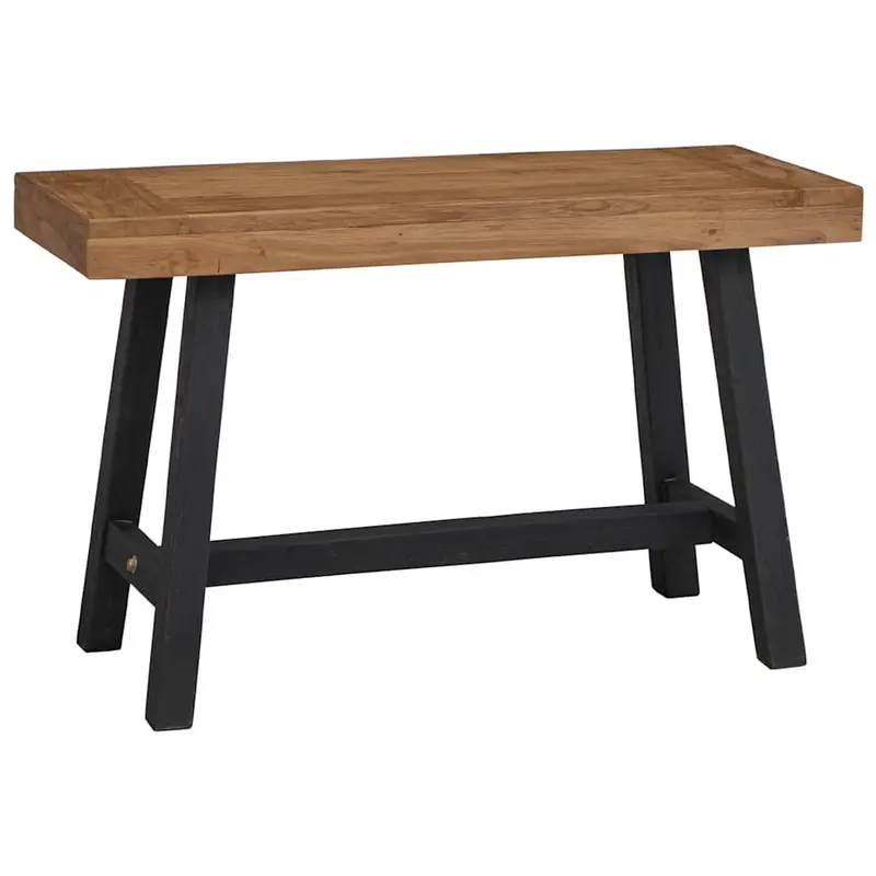 Banco de madera maciza de teca 110 cm