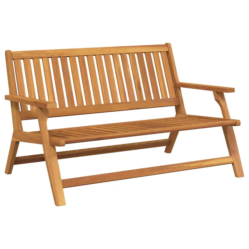 Banco de Relajación Marrón Madera de Acacia Sólida