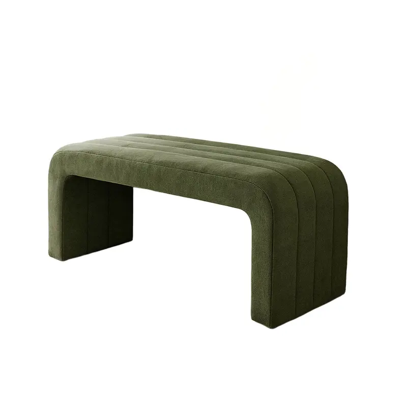BANCO TAPIZADO VERDE