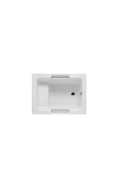 Bañera Rectangular Acrílica Blanca Shortline Unisan
