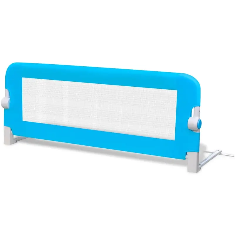 Barandilla de seguridad cama de niño 102x42 cm azul