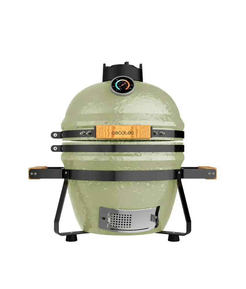 Barbacoa DragonFire 3200 Kamado cerámica 32 cm con resistencia 1000o y control de aire para cocinas perfectas Cecotec