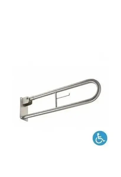 Barra de Apoyo Basculante 80cm Acero Inoxidable WCCARE Unisan