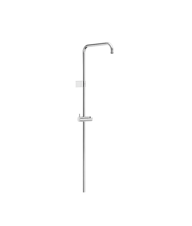Barra de ducha acoplable a mezclador termostático de pared con terminación cromada Over-Wall TRES