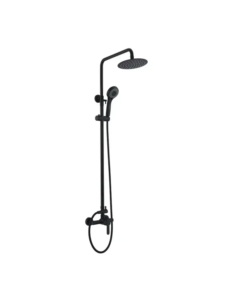 Barra de ducha Imex Roma | Extensible | Negro mate